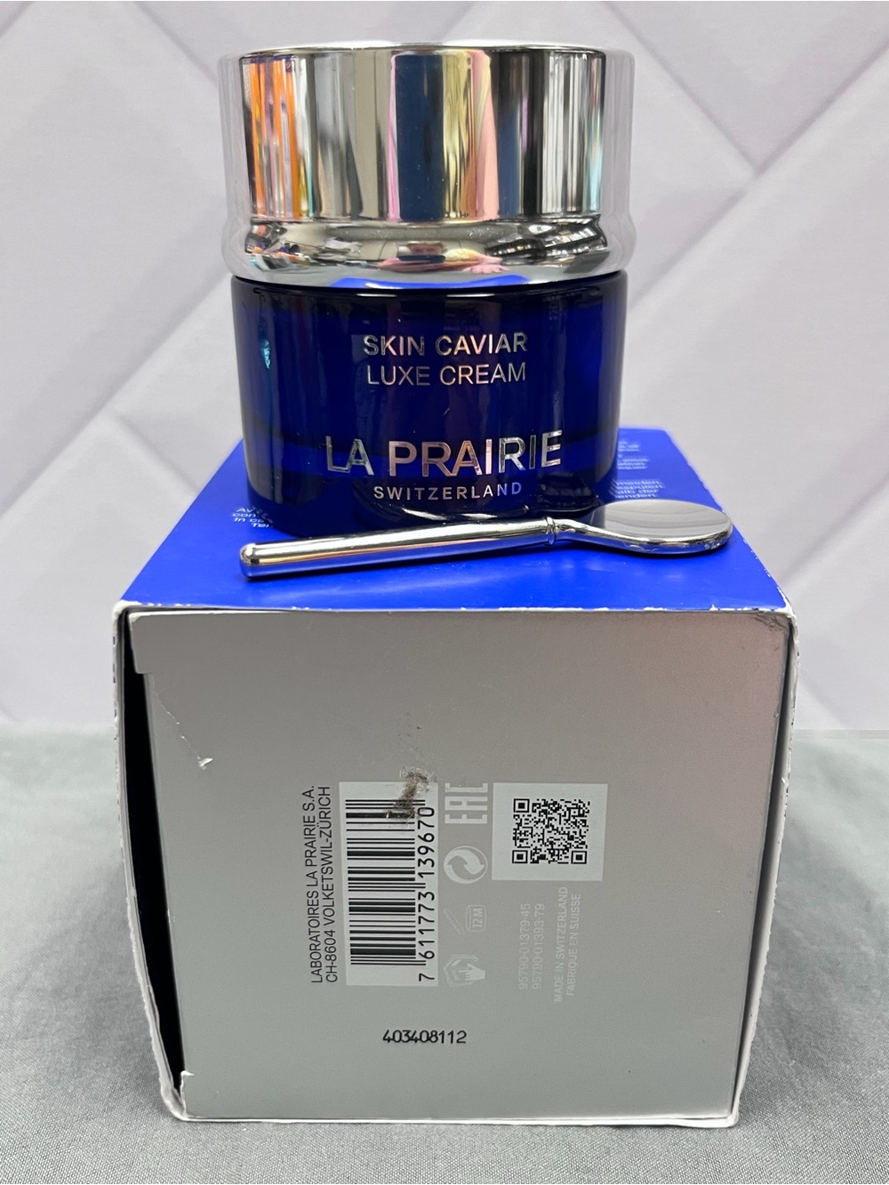 La Prairie Skin Caviar Luxe Cream 50ml 1.7oz w Box & Spatula - OPEN BOX